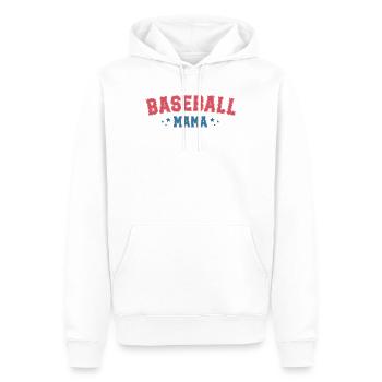 Retro Baseball Mama Chemise Vintage Américain Mignon - Sweat à capuche Premium bio Homme - blanc - Devant - Nico (187cm)