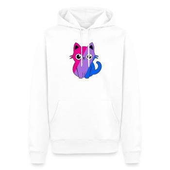 Cute Bi Pride Bisexual Pride Mois Flag Anime - Sweat à capuche Premium bio Homme - blanc - Devant - Nico (187cm)