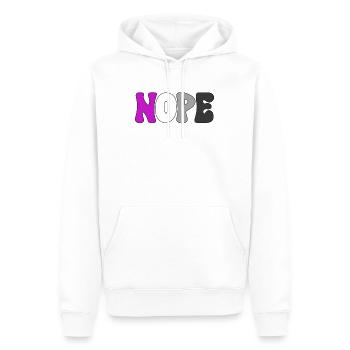 Nope Asexuality Pride Month Ace Aromantic Aro - Männer Premium Bio Hoodie - Weiß - Vorne - Nico (187cm)