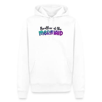 Bruder der Meerjungfrau Mädchen Familie Matching - Männer Premium Bio Hoodie - Weiß - Vorne - Nico (187cm)
