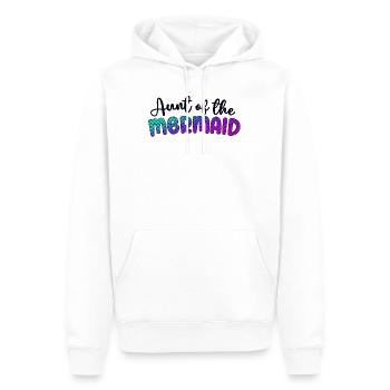 Aunt Of The Mermaid Girl Family Matching Mermaid - Men’s Premium Organic Hoodie - white - Front - Nico (187cm)