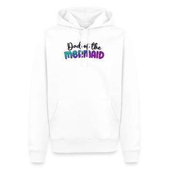 Dad Of The Mermaid Girl Family Matching Mermaid - Men’s Premium Organic Hoodie - white - Front - Nico (187cm)