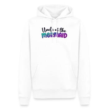 Uncle Of The Mermaid Girl Family Matching Mermaid - Men’s Premium Organic Hoodie - white - Front - Nico (187cm)