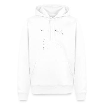 les tatouages sont stupides encrés et sarcastiques non inquiétés - Sweat à capuche Premium bio Homme - blanc - Devant - Nico (187cm)