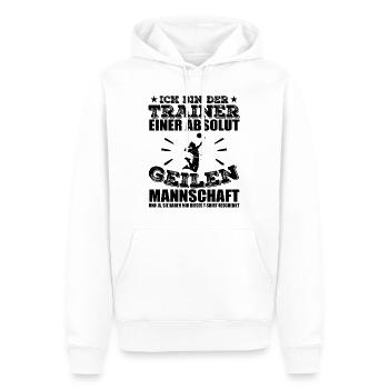 Mannschaft Handballspieler Beachhandball Ballsport - Männer Premium Bio Hoodie - Weiß - Vorne - Nico (187cm)
