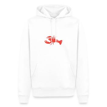 Shelliciously Crawtastic für Langusten-Fans - Männer Premium Bio Hoodie - Weiß - Vorne - Nico (187cm)