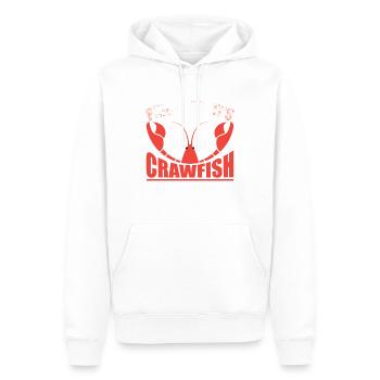 Pinch Me, It's Crawfish shell vibes - Men’s Premium Organic Hoodie - white - Front - Nico (187cm)