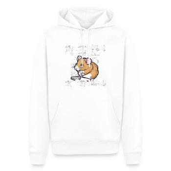 Hamsterflüsterer in Ausbildung für Tierhalter - Männer Premium Bio Hoodie - Weiß - Vorne - Nico (187cm)