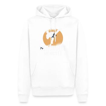 Black Belt Mindset Taekwondo Master Techniques - Men’s Premium Organic Hoodie - white - Front - Nico (187cm)