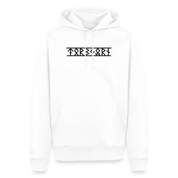 Torbjörn - Männer Premium Bio Hoodie - Weiß - Vorne - Nico (187cm)