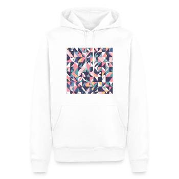 Traummuster 6 - Männer Premium Bio Hoodie - Weiß - Vorne - Nico (187cm)
