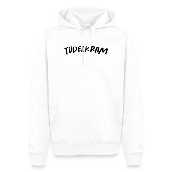 Tüdelkram - Männer Premium Bio Hoodie - Weiß - Vorne - Nico (187cm)