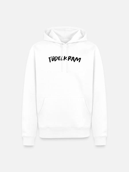 Tüdelkram - Men’s Premium Organic Hoodie - white
