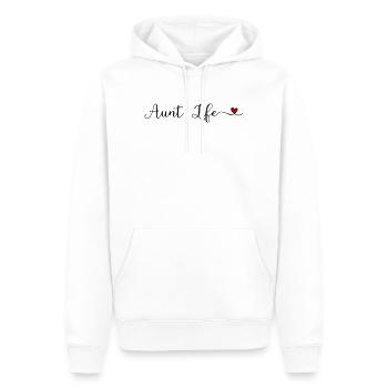 Tante Leben - Männer Premium Bio Hoodie - Weiß - Vorne - Nico (187cm)