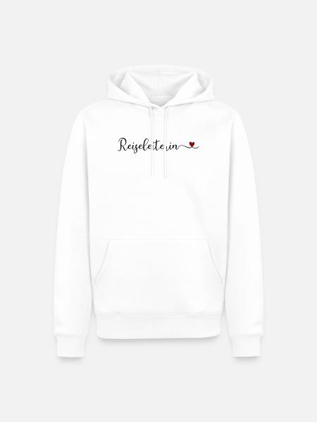 Reiseleiterin - Männer Premium Bio Hoodie - Weiß