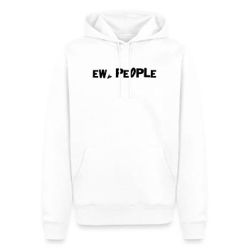 EW, PEOPLE - Männer Premium Bio Hoodie - Weiß - Vorne - Nico (187cm)