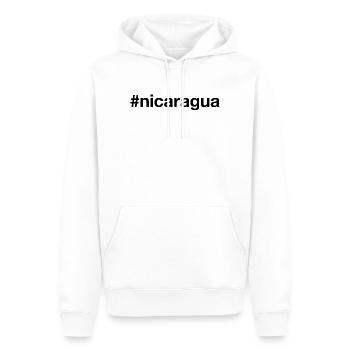 NICARAGUA Nikaragua Hashtag - Männer Premium Bio Hoodie - Weiß - Vorne - Nico (187cm)