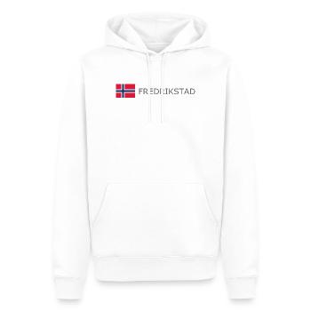 Norway Flag - Fredrikstad - Norge - Norwegen - Männer Premium Bio Hoodie - Weiß - Vorne - Nico (187cm)