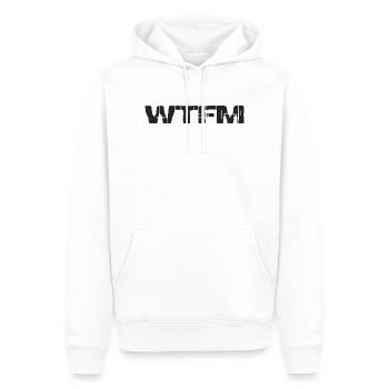 WTFM - Write the fucking manual - Männer Premium Bio Hoodie - Weiß - Vorne - Nico (187cm)