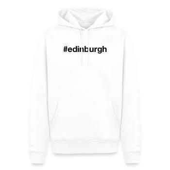 ÉDIMBOURG Écosse Schottland - Sweat à capuche Premium bio Homme - blanc - Devant - Nico (187cm)