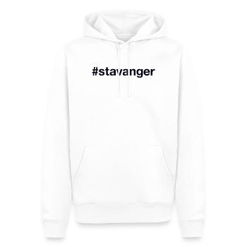 STAVANGER Norvège Norge Norwegen - Sweat à capuche Premium bio Homme - blanc - Devant - Nico (187cm)