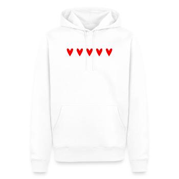 MISTRESS. THANK YOU. THANK YOU MISTRESS. MISTRESS - Men’s Premium Organic Hoodie - white - Front - Nico (187cm)