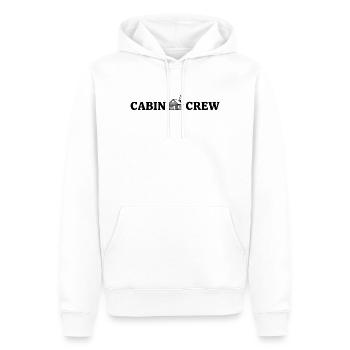 Équipage de cabine - Vacances en groupe dans la cabane en rondins - Sweat à capuche Premium bio Homme - blanc - Devant - Nico (187cm)