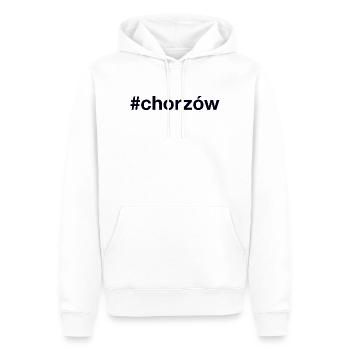 Chorzow Polska, Pologne - Sweat à capuche Premium bio Homme - blanc - Devant - Nico (187cm)
