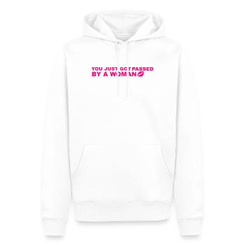 Humor - Männer Premium Bio Hoodie - Weiß - Vorne - Nico (187cm)