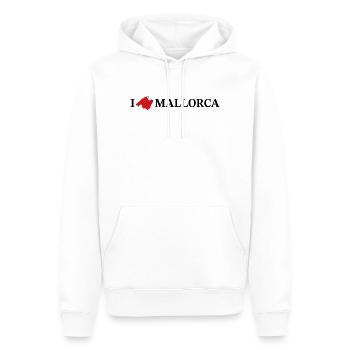 I love Mallorca - Männer Premium Bio Hoodie - Weiß - Vorne - Nico (187cm)