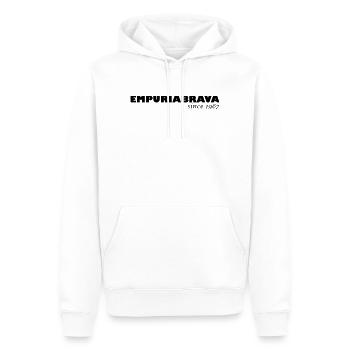 Empuriabrava depuis 1967 - Sweat à capuche Premium bio Homme - blanc - Devant - Nico (187cm)