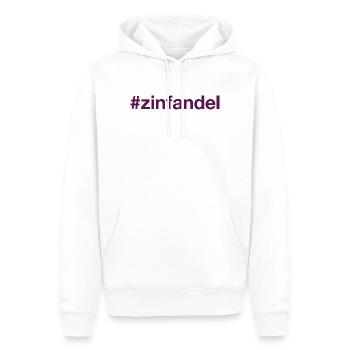 ZINFANDEL Hashtag - Sweat à capuche Premium bio Homme - blanc - Devant - Nico (187cm)