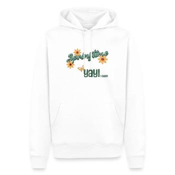 YAY, I guess - Männer Premium Bio Hoodie - Weiß - Vorne - Nico (187cm)