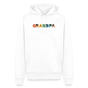 Bergsteiger Opa Bergsteiger Opa - Männer Premium Bio Hoodie - Weiß - Vorne - Nico (187cm)