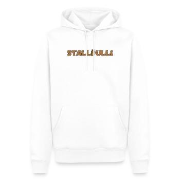Stallpulli - Stall - Pferd Pferde Reiter Reiterin - Männer Premium Bio Hoodie - Weiß - Vorne - Nico (187cm)