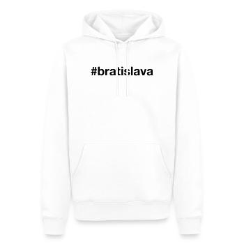 BRATISLAVA Hashtag Slowakei Slovakia - Männer Premium Bio Hoodie - Weiß - Vorne - Nico (187cm)
