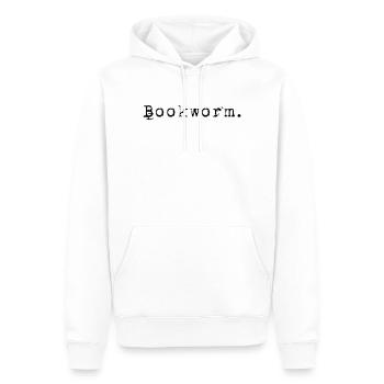 Rat de bibliothèque Livres Rat de bibliothèque - Sweat à capuche Premium bio Homme - blanc - Devant - Nico (187cm)