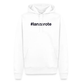 LANZAROTE Spanien Spain Hashtag - Men’s Premium Organic Hoodie - white - Front - Nico (187cm)