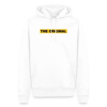 L’original - Sweat à capuche Premium bio Homme - blanc - Devant - Nico (187cm)