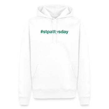 JOUR DE LA SAINT-PADDY - Sweat à capuche Premium bio Homme - blanc - Devant - Nico (187cm)