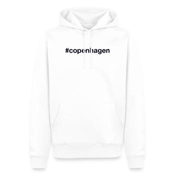 COPENHAGEN Denmark Kopenhagen Dänemark - Männer Premium Bio Hoodie - Weiß - Vorne - Nico (187cm)
