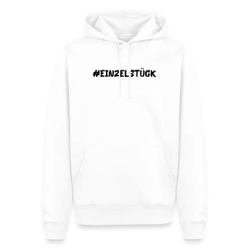 Einzelstück - Männer Premium Bio Hoodie - Weiß - Vorne - Nico (187cm)