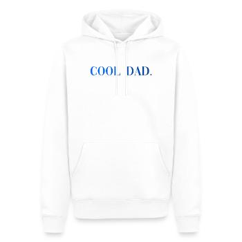 Papa cool : Cadeau de paternité - Sweat à capuche Premium bio Homme - blanc - Devant - Nico (187cm)