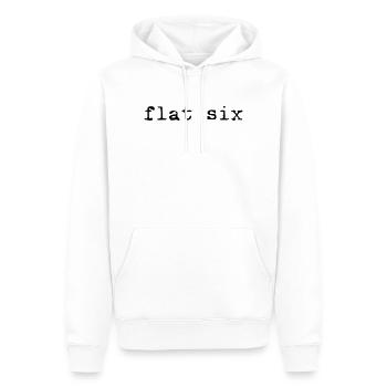 Appartement six - Sweat à capuche Premium bio Homme - blanc - Devant - Nico (187cm)