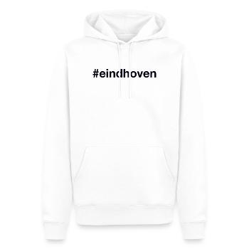EINDHOVEN Hashtag - Männer Premium Bio Hoodie - Weiß - Vorne - Nico (187cm)