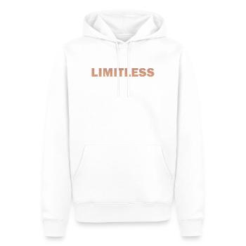 Abstract Colour Tonal Line Art - Men’s Premium Organic Hoodie - white - Front - Nico (187cm)