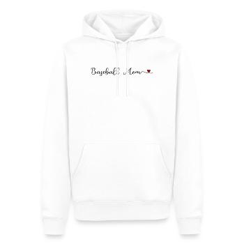 Baseball-Mutter - Männer Premium Bio Hoodie - Weiß - Vorne - Nico (187cm)