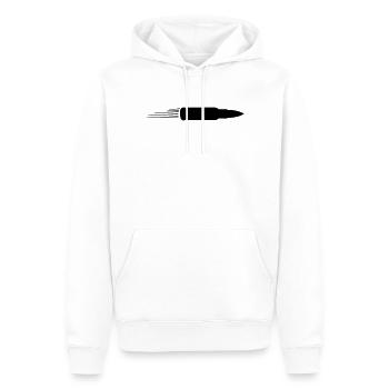 Balle - Sweat à capuche Premium bio Homme - blanc - Devant - Nico (187cm)