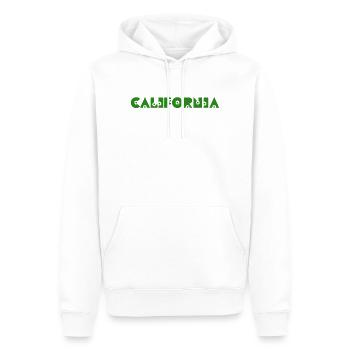CALIFORNIE, Californie - Sweat à capuche Premium bio Homme - blanc - Devant - Nico (187cm)