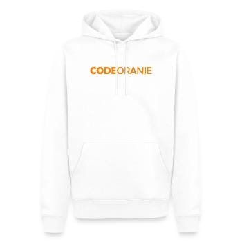 Code Oranje - Nederland - Netherlands Niederlande - Männer Premium Bio Hoodie - Weiß - Vorne - Nico (187cm)